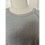 Hem & Thread  black and white long sleeved top Photo 4