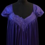 Vanity Fair Vintage Purple Nightgown Midi Dress Photo 3