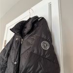 Ralph Lauren Ultra Light Weight 90% Down Fill Black Long Puffer Jacket With Hood Photo 5
