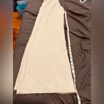 Gilly Hicks NWOT Sz: S Tan Cream Wide Leg Ribbed Leasure Pull On Flowy Pants. Photo 3