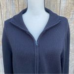 Hillard & Hanson  Black Zip Up Cardigan Sweater Size 3X Photo 8