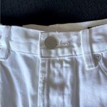 BLANK NYC Shorts Button Fly White Denim Size 30 Distressed Raw Hem Hi Rise. NWT Photo 4