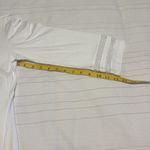 Karen Scott  White 3/4 Sleeve Blouse with Striped Details Photo 2