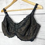Chantelle Black Lace Rive Gauche Full Coverage Underwire Bra Size 40DDDD Photo 3