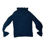 Boden womens size 6 small sweater wool alpaca gray ruffle v neck casual min Photo 1