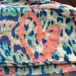 Super Cute Scarf/Wrap with Leopard Print and Pink Hearts Photo 1