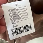 Urban Outfitters NWT Satin Tie Back Slip Dress Bronze Size Small Photo 9