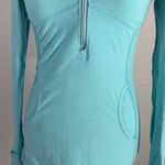 Lululemon Star Runner Angel Blue 1/2 Zip Pullover Jacket Size 4 Photo 2