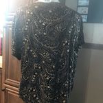 JBS Black Rose Gold Sparkle Blouse Size 3X Red Photo 13