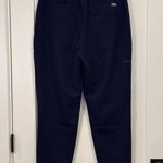 FIGS  Zamora Jogger High Waisted Scrub Pants Elastic Waist Navy Blue Medium Nurse Photo 5
