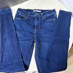 Levi's Women's Dark Blue 720 High Rise Super Skinny Jeans Photo 0