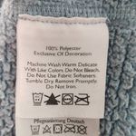 Eddie Bauer Light Blue Fleece Sweater Hoodie Size Medium Preppy Blue Pullover Photo 10