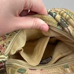Vintage Caribbean Joe Cream Earth Tone‎ Floral Print Hobo Shoulder Bag Brown Photo 9