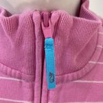 Vineyard Vines  pink striped quarterzip pullover sweatshirt Photo 2