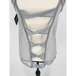 Victoria's Secret VS SPORT SIZE XSMALL GRAY OPEN TIE BACK TANK TOP SHIRT Photo 6