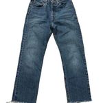 Levi's LEVI’S 501® ORIGINAL FIT RAW HEM HIGH RISE WOMEN'S JEANS SZ 26 Photo 0