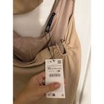 ZARA  Beige Pink Halter Cut Out Midi Dress Photo 5