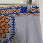 Plenty By Tracy Reese Women's Size 8 Gray, Blue, Orange Floral Pencil Skirt Photo 4