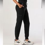 FIGS Zamora Jogger Scrub Pants in Black size XSP Photo 2