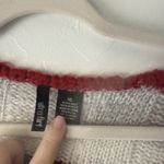 Ultra Flirt  Sweater Y2k‎ XL Striped Knit V Neck Pockets Pullover Casual Fall Photo 3