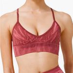 Lululemon Ebb To Street Bra A/B Cup Wash Stone Wash Chianti size 6 Photo 0