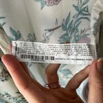 ZARA Woman Floral Crane Printed Open Front / Knot Front Bell Sleeve Top Photo 3