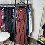 BHLDN  Gavin Brown Open-Back Tie Slip Dress in Cocoa Plum Photo 9