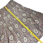 Lafayette 148 New York Metallic Abstract Print Shimmering Silk Blend Flare Skirt Blue Size 6 Photo 10