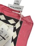 Nordstrom NWT 100% Silk printed square floral print motif scarf Photo 4