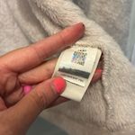 UGG  Soft Cream Hooded Robe Above the Knee Hooded with Waist Tie Women Size Large Photo 3