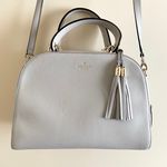 Kate Spade NWT Bayley Atwood Place Stoneice Gray Crossbody Bowler Bag Photo 1