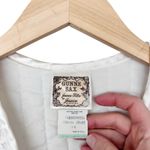 Gunne Sax Vintage 70s White Floral Dress & Cardigan Sz 14 Photo 13