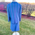 Triona Design 90’s Vintage High Waisted 100% Wool Plus Size Skirt & Blazer Suit Purple Photo 13