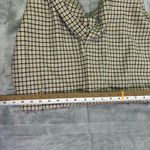 J.Crew EUC Plaid Wool Blend Crop Trousers Women's 8 Brown Tan Blue Business Photo 4