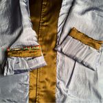 Chico's Womens 100% SILK Embroidered silk Lined Classic blazer Light Jacket|Sz:1 Photo 14