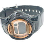 Casio Women's Wristwatch Baby G Round Digital Buckle 12-Hour Dial Black Photo 0