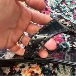 Jack Rogers  Whip Stitch Detail Thing Jelly Sandals Black 9 Photo 2