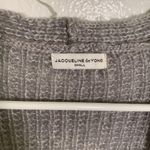 Jacqueline de Yong Long Sleeve Cardigan Gray Photo 6