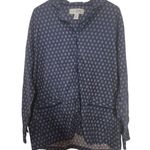 Victoria's Secret  Country Collection Vintage 90s Blue Pajama Top Size Large Photo 0