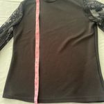SheIn  Black Long Lace Sleeved Women’s Small Top Photo 5