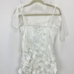 Lulus  Emphatically Adorable White Floral Tie Strap Mini Dress Party Medium NWT Photo 11