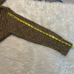 Cabela's Cabela’s Zip Up Hooded Sweater Crocheted Pockets & Hood Brown No Size SEE MEAS. Photo 8