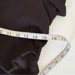 ZARA NWOT puff sleeve open back linen blend mini dress cross straps black medium Photo 13