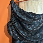 MiracleSuit  Jena One Piece Swimsuit One Shoulder Black Multi Blue Titania NEW 14 Photo 3