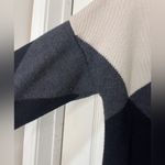 Haute Hippie Merino Wool ARGYLE CARDIGAN SWEATER Long Line Sz L Photo 4