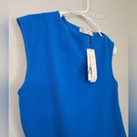 ZARA Blue Asymmetric Top Photo 3