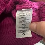 Time and Tru Colorblock Sweater S Lolita Pink Blue White Chevron Pullover‎ Photo 3