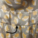 Diane Von Furstenberg  Silk Sleeveless Floral Midi Dress Women’s Taupe Yellow Photo 11