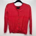 Robert Rodriguez  Cardigan Womens Small Linen Blend Beachy Preppy Academia Career Photo 0