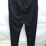 SheIn Trendy Women’s High Waisted Ruched Back Black Athleisure Workout Leggings Photo 0